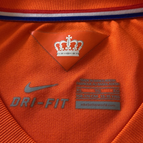 Netherlands 2014 World Cup Home Shirt Jersey Soccer XL Oranje Football Nike - Picture 4 of 9